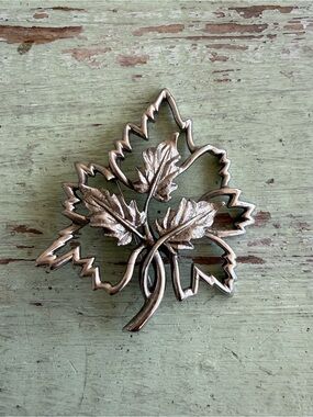Vintage Maple Leaf Brooch by Emmons